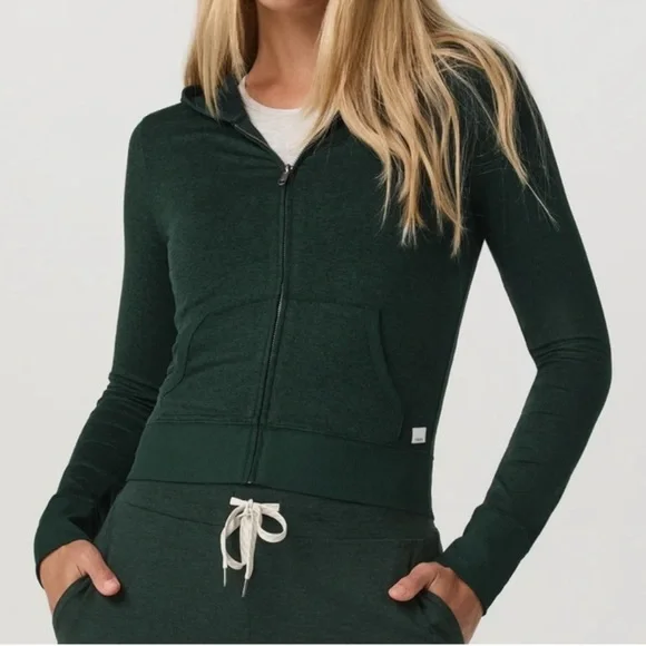 Vuori Dark Green Hoodie - Picture 2 of 10